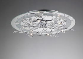 Aurora Crystal Ceiling Lights Diyas Flush Crystal Fittings Aurora Crystal Ceiling Lights Diyas Flush Crystal Fittings
